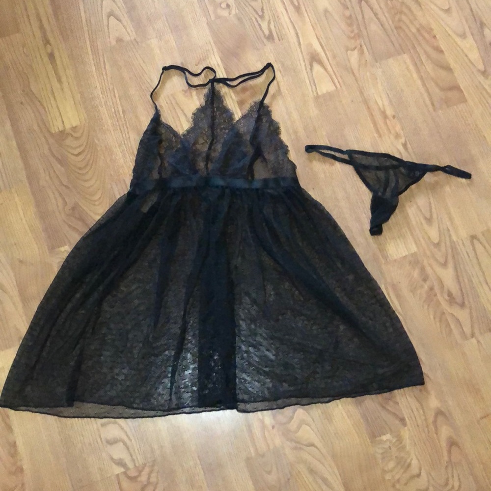 Victoria’s Secret Chantilly Lace Babydoll. NEW